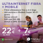 Ultrainternet Fibra<br>+ Mobile Smart 150 Top