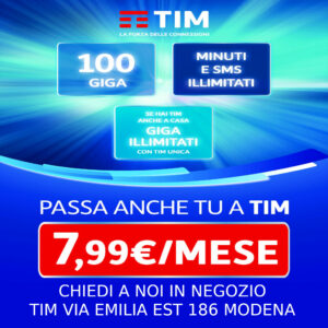 Passa a tim a 7.99 al mese